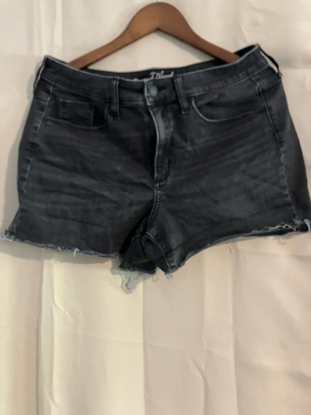 Universal Thread Washed Black Denim Cutoff Shorts